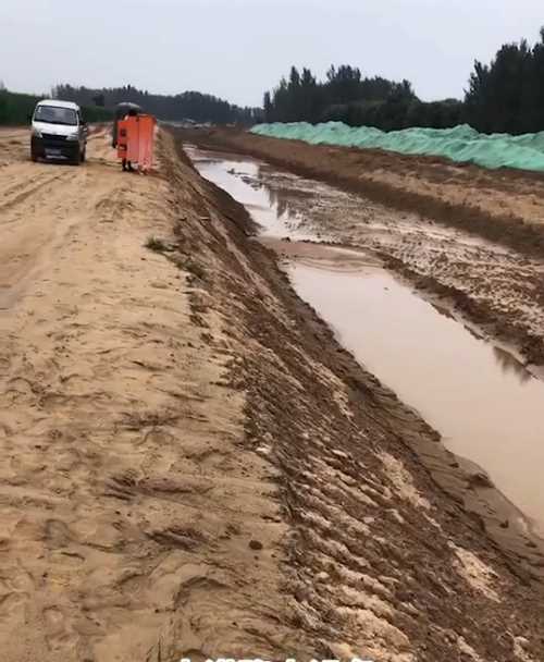 运城河津河道降水